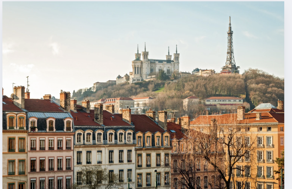 Lyon, vue sur Fourvière