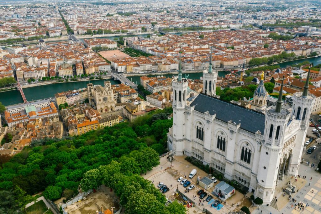 Vue sur Lyon depuis Fourvière